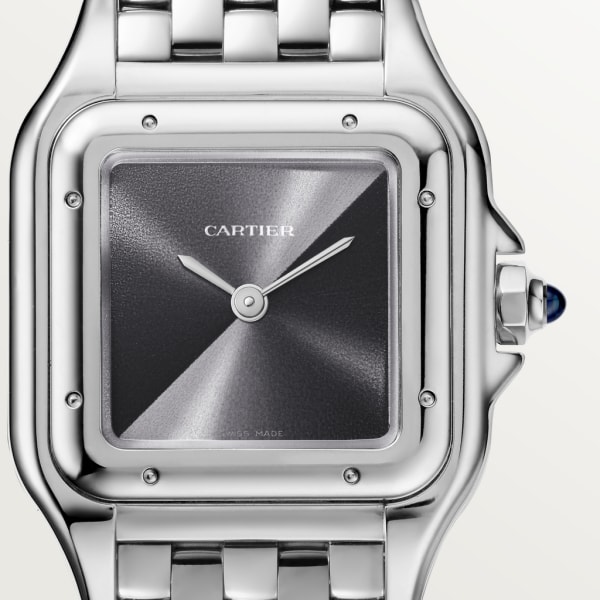 Panthère de Cartier watch Small model, quartz movement, steel