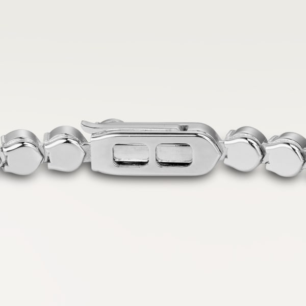 Bracelet C de Cartier Or gris, diamants