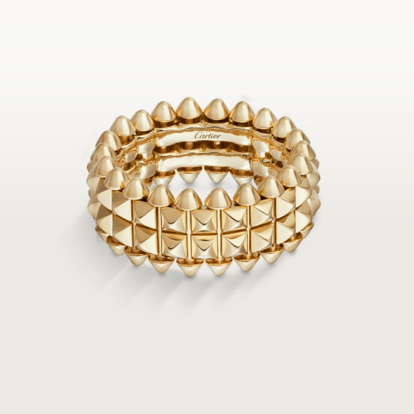 CRN4804800 - Grain de café ring - Yellow gold, white gold, diamonds -  Cartier