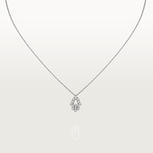 Collier Symboles
 Or gris, diamant