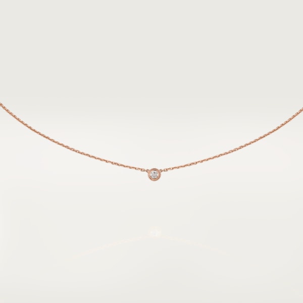 Collar Cartier d'Amour XS Oro rosa, diamante