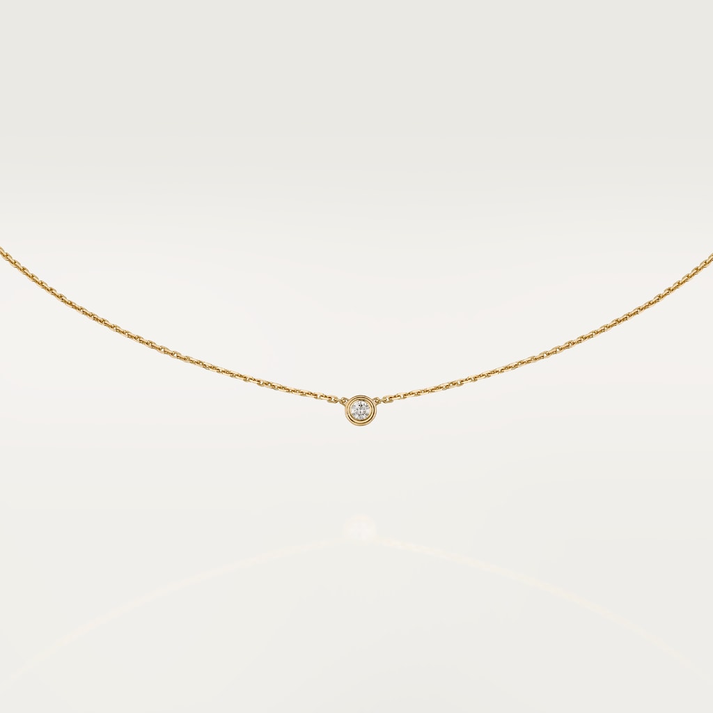 Collar Cartier d'Amour XSOro amarillo, diamante