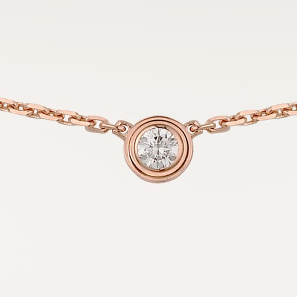 Collar Cartier d'Amour XS Oro rosa, diamante
