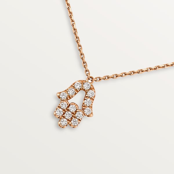 Symboles Collier Roségold, Diamanten