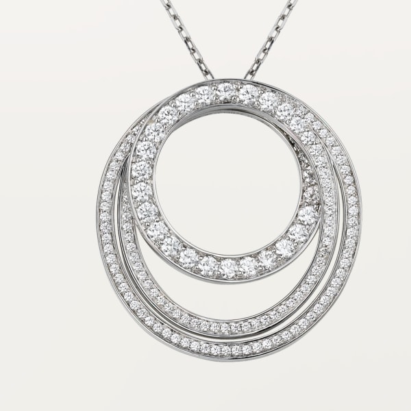 Collar Étincelle de Cartier Oro blanco, diamantes
