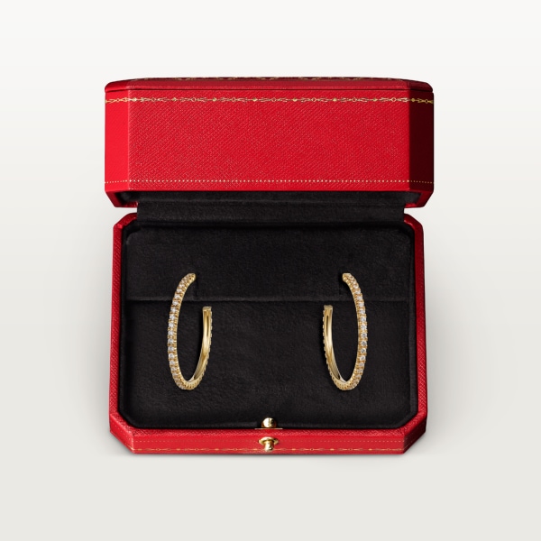 Etincelle de Cartier earrings Yellow gold, diamonds