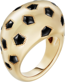 Panthère de Cartier ring Yellow gold, onyx