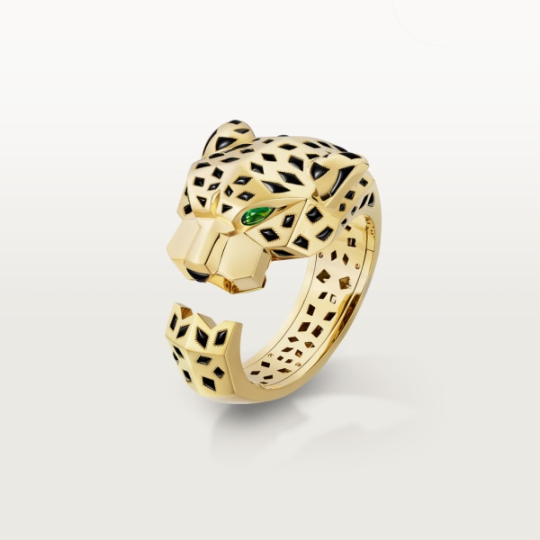 Cartier Panthere Diamond, Emerald & Onyx Bracelet