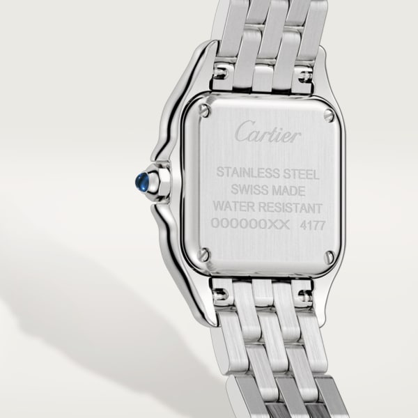 Reloj Panthère de Cartier Tamaño pequeño, movimiento de cuarzo, acero