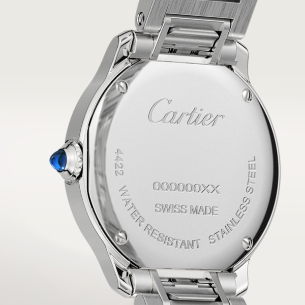Reloj Ronde Must de Cartier 29 mm, movimiento de cuarzo, acero