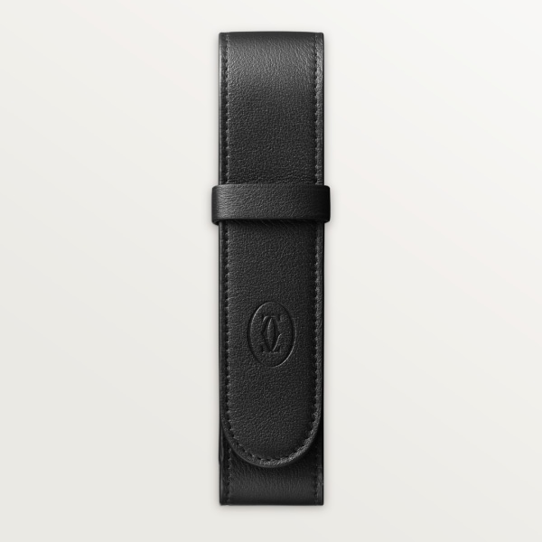 CROG000503 - Must de Cartier key ring pouch - Black calfskin