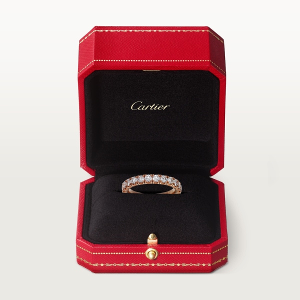 Etincelle de Cartier Trauring Roségold, Diamanten