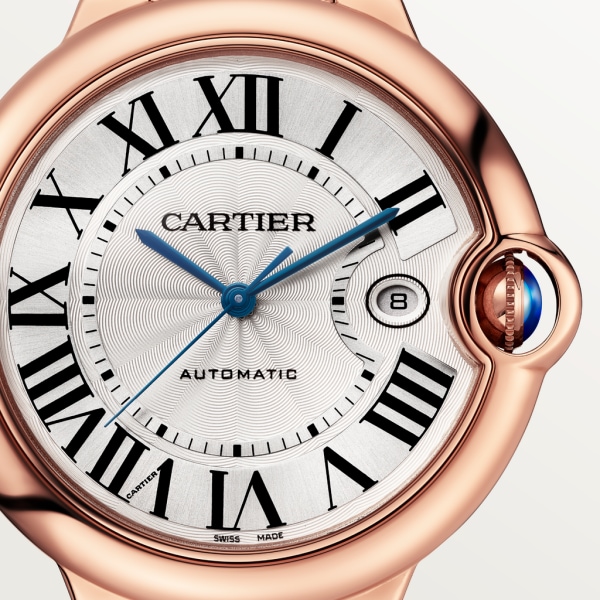 Reloj Ballon Bleu de Cartier 42 mm, movimiento automático, oro rosa