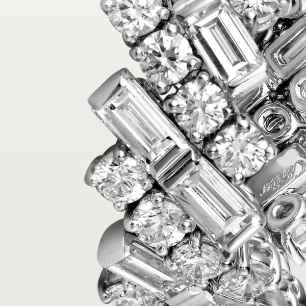 Alianza Réflection de Cartier Oro blanco, diamantes