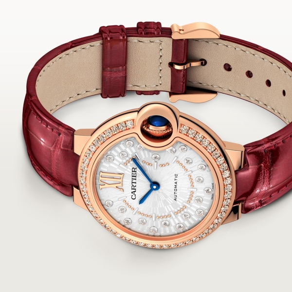 ZEGG & CERLATI  Purchase Ballon Bleu de Cartier watch, 40mm, automatic  movement, rose gold, diamonds