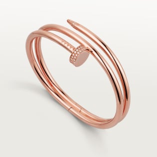 Juste un Clou Armreif, doppelt, mit Diamanten Roségold, Diamanten