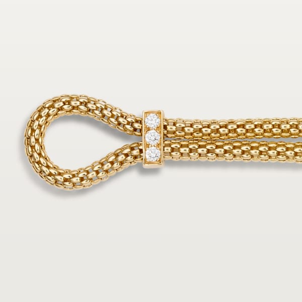 Bracelet Panthère de Cartier Or jaune, laque, diamants, grenats tsavorites, onyx