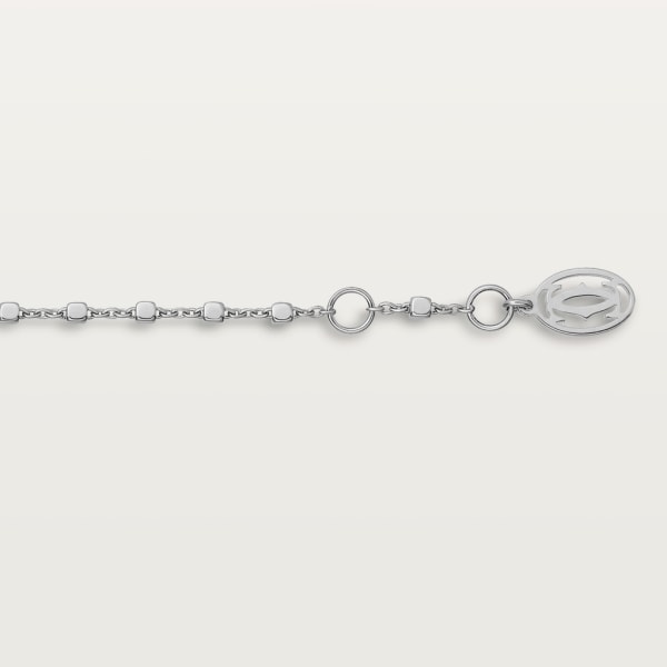 Bracelet Panthère de Cartier Or gris, émeraudes, diamants
