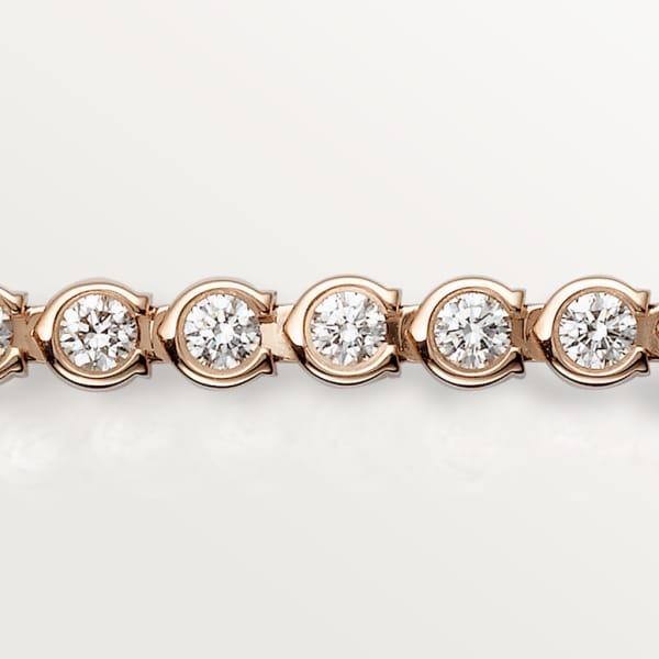 C de Cartier Armband Roségold, Diamanten