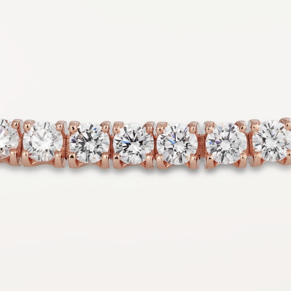 Essential Lines bracelet Rose gold, diamonds