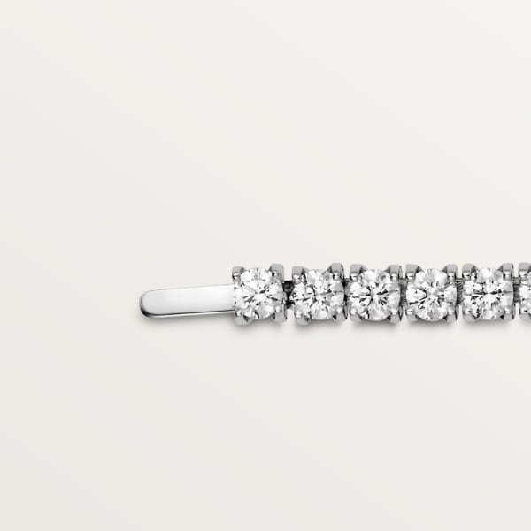 Bracelet Lignes Essentielles Or gris, diamants