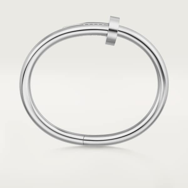 Pulsera Juste un Clou, tamaño grande Oro blanco