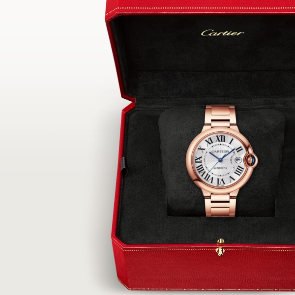 Reloj Ballon Bleu de Cartier 40 mm, movimiento automático, oro rosa de 18 quilates
