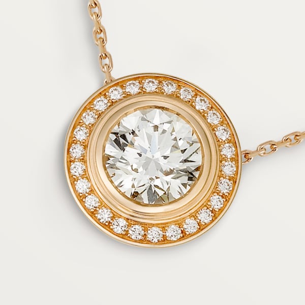 Cartier d'Amour necklace Rose gold, diamonds