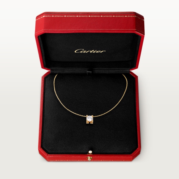 C de Cartier necklace Yellow gold, diamond