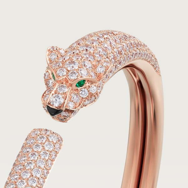 Amazing Cartier: an iconic “Double Panther” bracelet in platinum, diamond,  onyx and emerald. Legendar… | Diamond necklace designs, Silver bangles, Diamond  bracelets