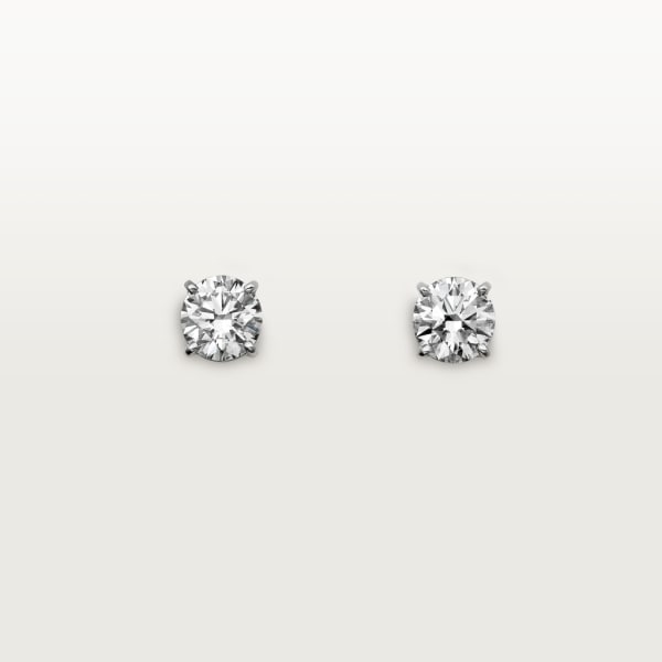 Boucles d'oreilles 1895 Or gris, diamants