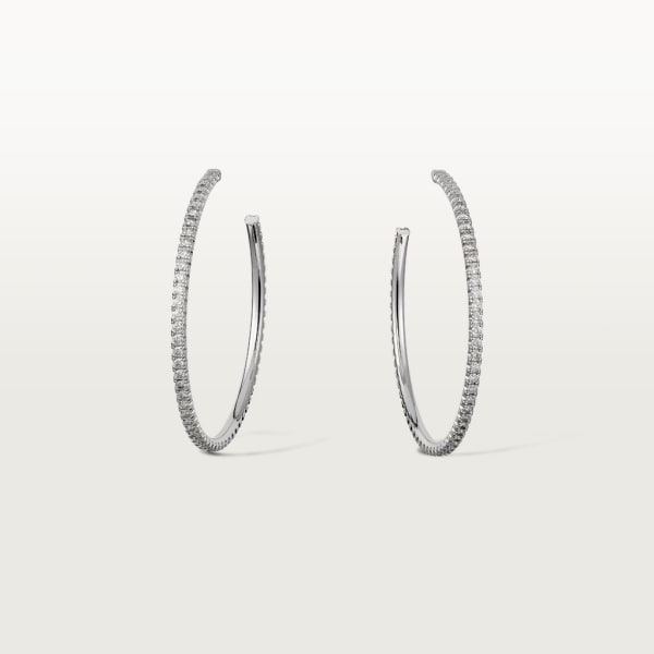 Boucles d'oreilles Etincelle de Cartier GM Or gris, diamants