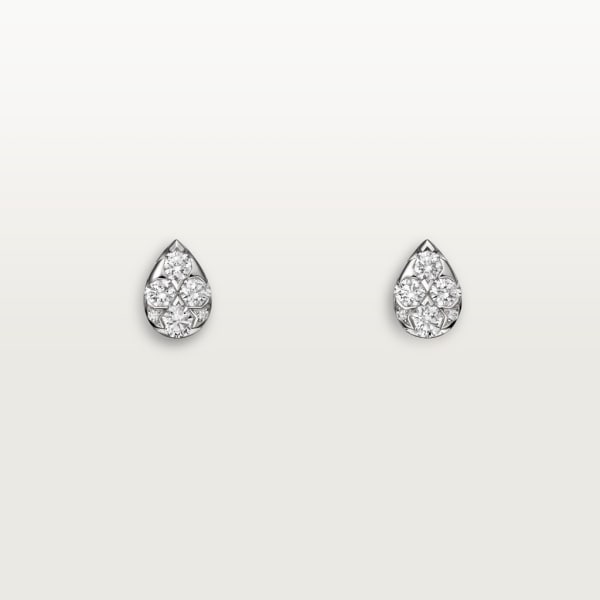 Boucles d'oreilles Etincelle de Cartier Or gris, diamants