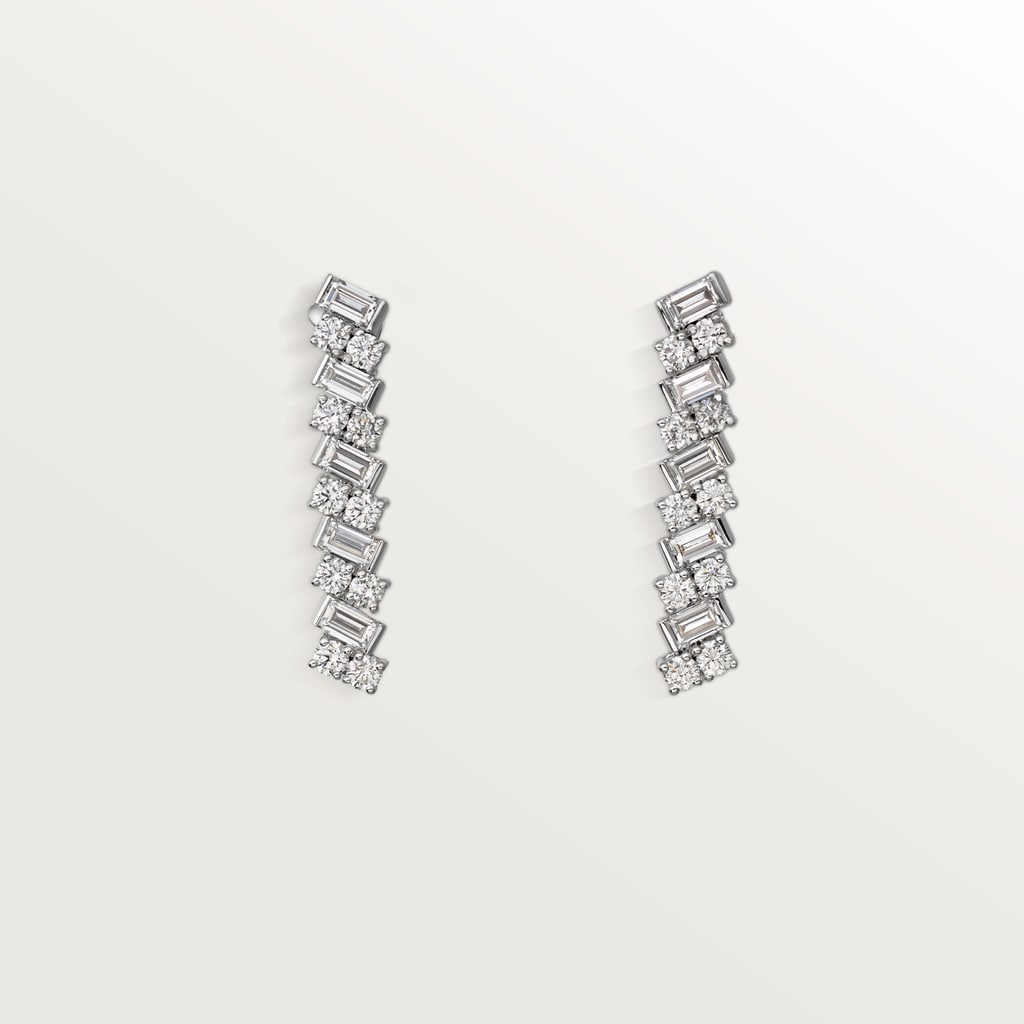 Reflection de Cartier earringsWhite gold, diamonds