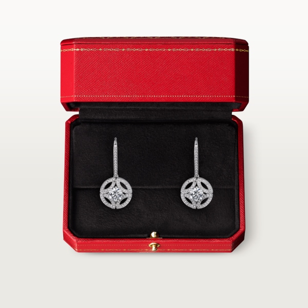 Galanterie de Cartier earrings White gold, diamonds