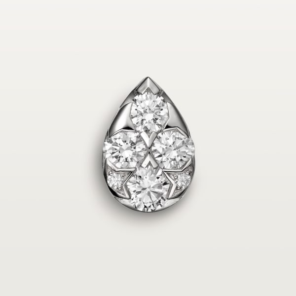 Boucles d'oreilles Etincelle de Cartier Or gris, diamants