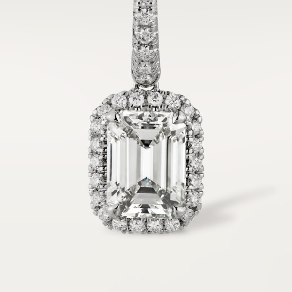 Pendientes Cartier Destinée Platino, diamantes