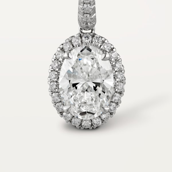 Pendientes Cartier Destinée Platino, diamantes