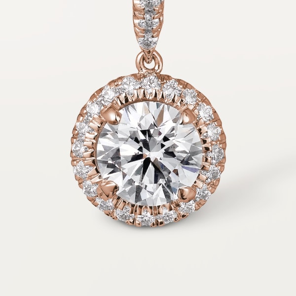 Cartier Destinée Ohrringe Roségold, Diamanten