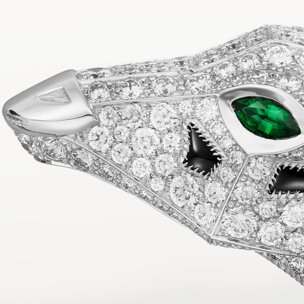 Indomptables de Cartier bracelet White gold, onyx, emerald, diamonds