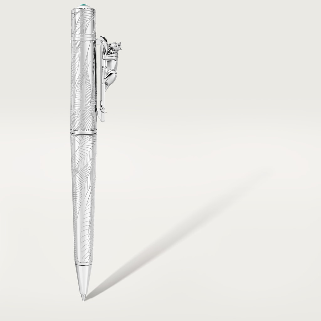 Panthère de Cartier penLimited numbered edition, sterling silver