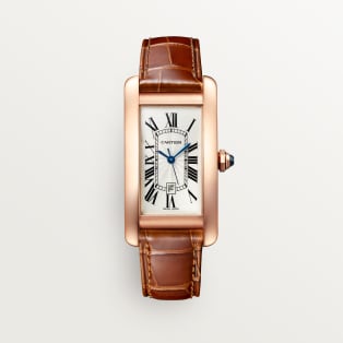 Cartier american best sale tank gold