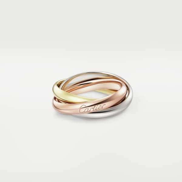 Classic Trinity ring White gold, yellow gold, rose gold