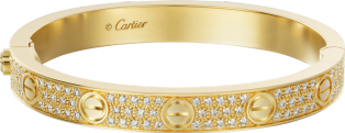 Bracelet <span class='lovefont'>A </span> pavé Or jaune, diamants