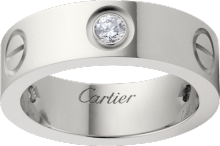 cartier platinum love ring price