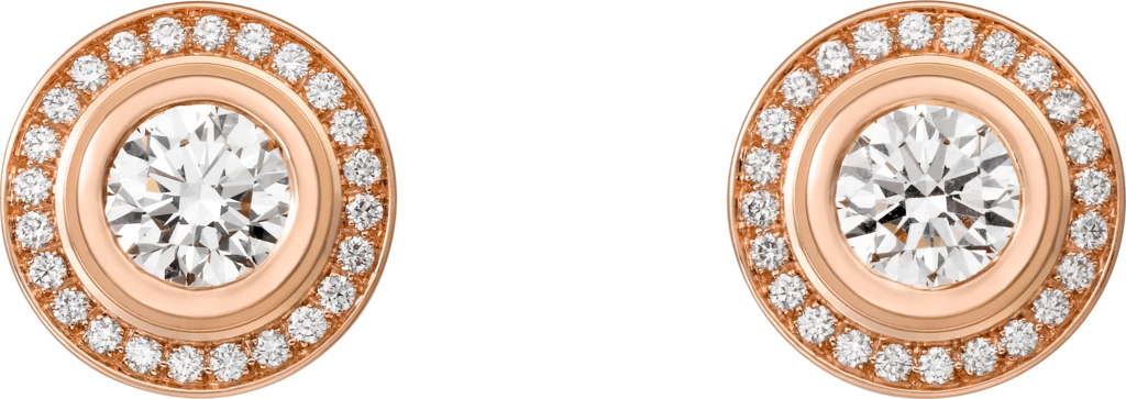 Cartier d'Amour earringsRose gold, diamonds