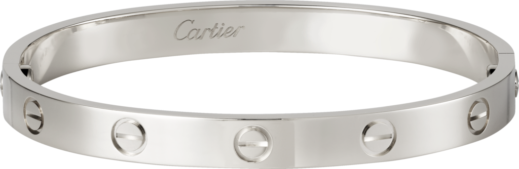 cartier platinum bracelet