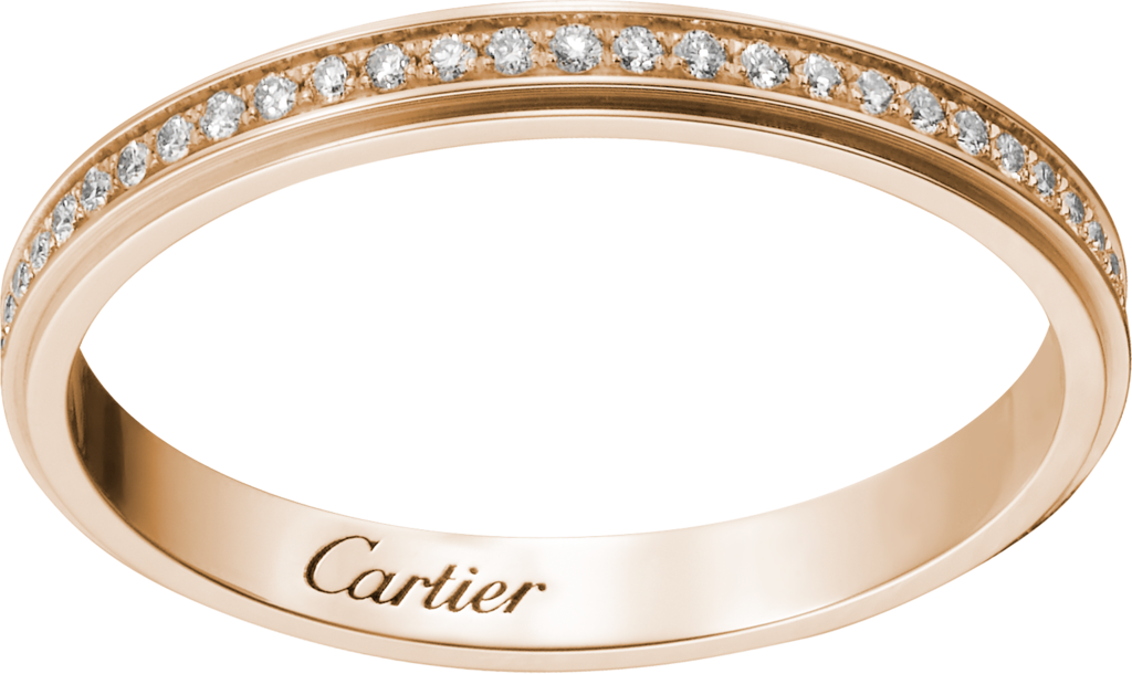 Alianza Cartier d'AmourOro rosa, diamantes