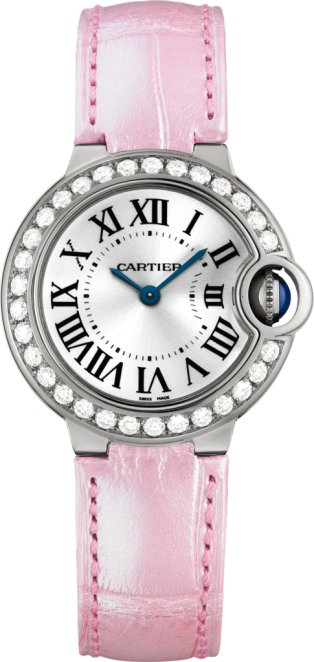 Cartier Ballon Bleu 38.5mm 18K RG & Steel GMT /Date Mens Quartz Watch 3194