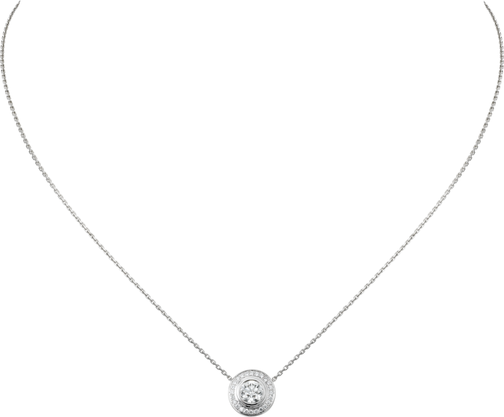 Cartier d'Amour necklaceWhite gold, diamonds